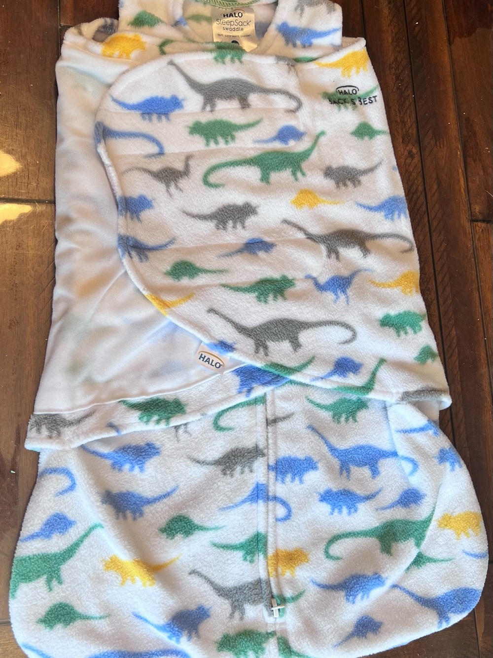 Dino print Halo SleepSack Swaddle